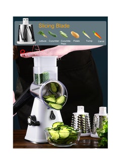 Multi-Functional Vegetable Cutter White/Silver/Black 28 x 14 x 17cm - v1607764177/N42956606A_7