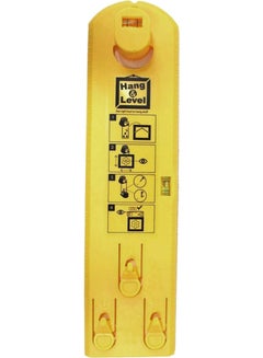 Keychain Block for Wall Coverings Yellow 34.50 x 2  x 9cm