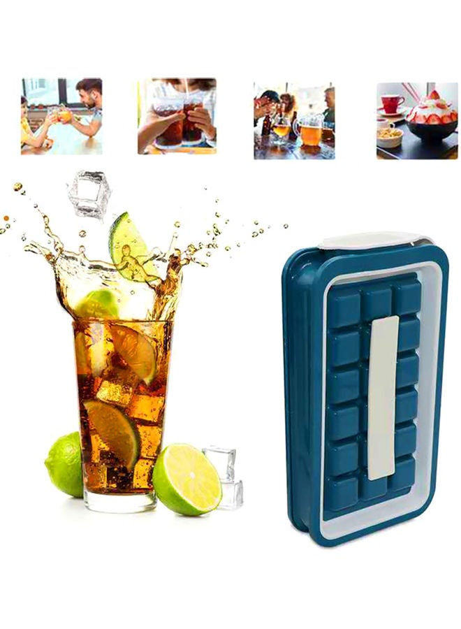 Generic 18-Piece Ice Cube Mold Tray Blue/White 22 x 5 x 13.50cm  - Image 4