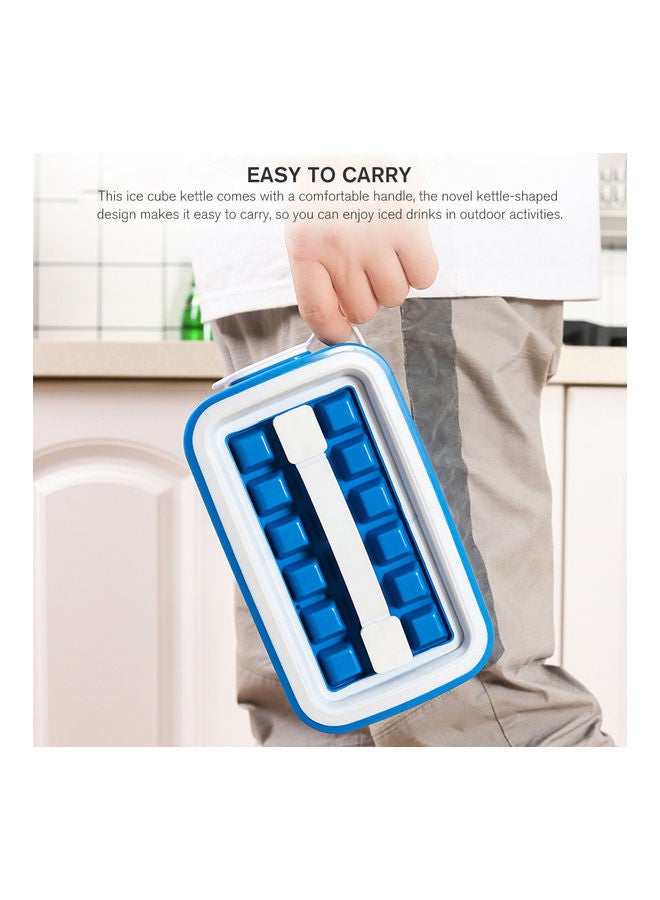 Generic 18-Piece Ice Cube Mold Tray Blue/White 22 x 5 x 13.50cm  - Image 3