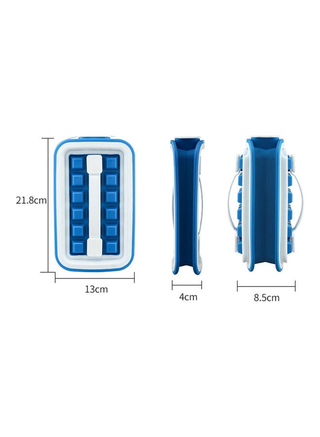 Generic 18-Piece Ice Cube Mold Tray Blue/White 22 x 5 x 13.50cm  - Image 2