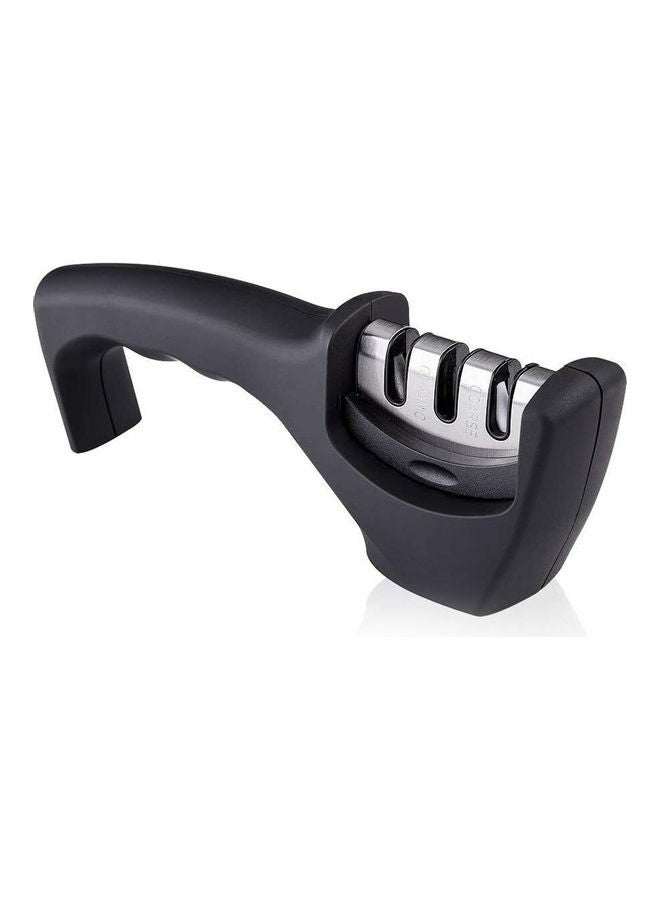 3 Stages Cutter Sharpener Black/Silver 22 x 6 x 10cm  - Image 1