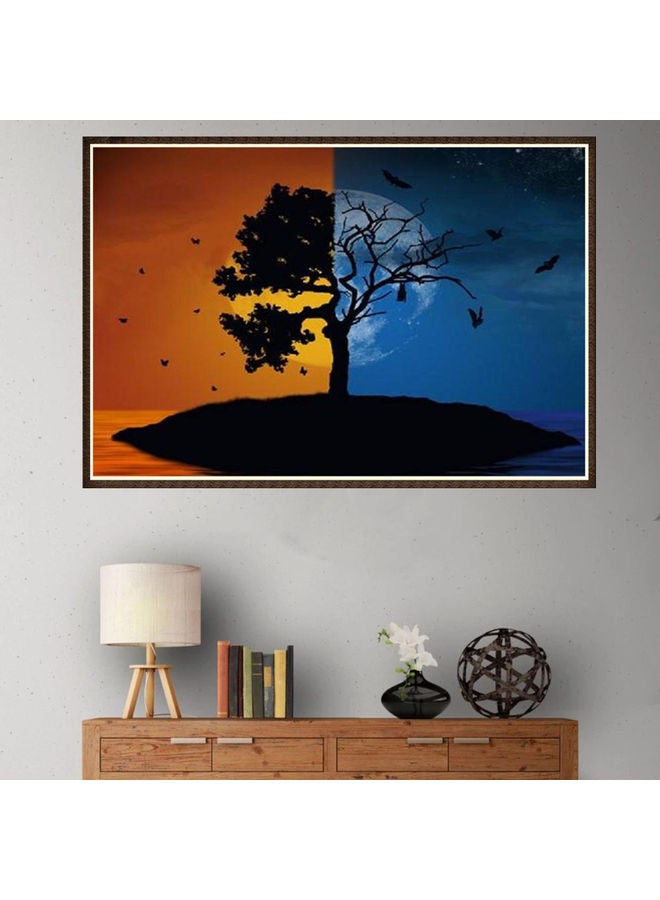 W031 Tree DIY 5D Diamond Painting Multicolour 40 x 30cm - Image 2