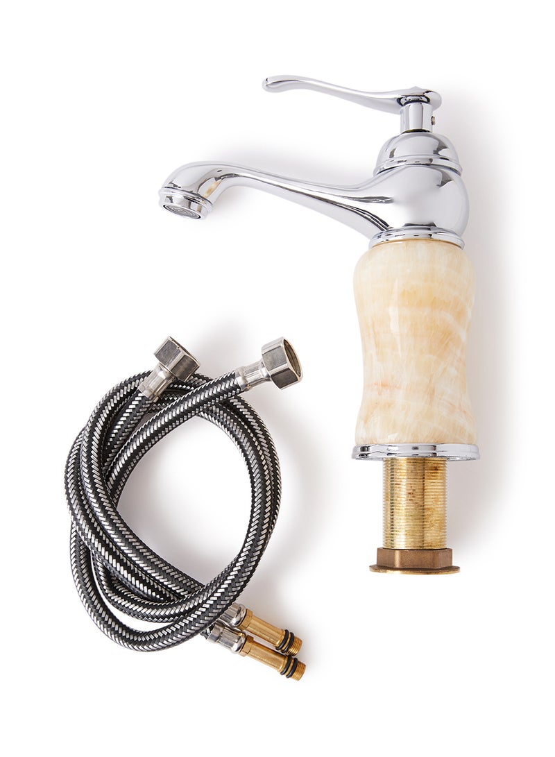 فاشون هوم صنبور حمام بفتحة واحدة فضي