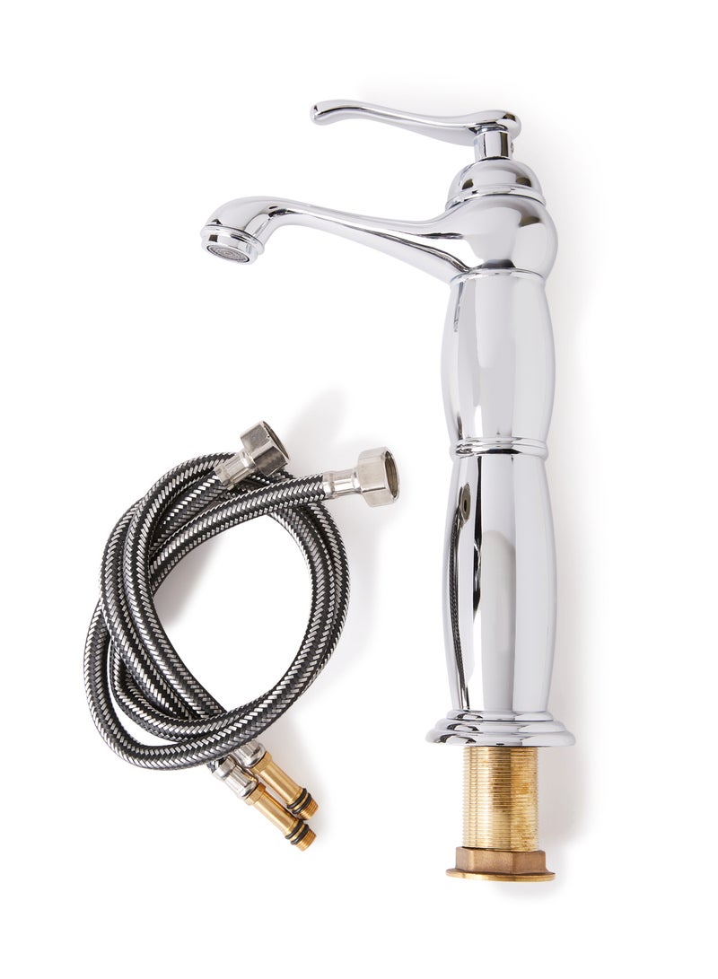 فاشون هوم صنبور حمام بفتحة واحدة فضي