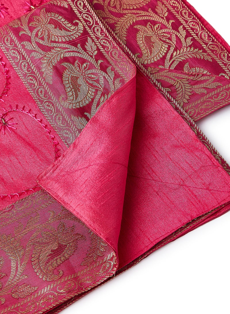 Ikras Table Cloth Set Pink - Image 2