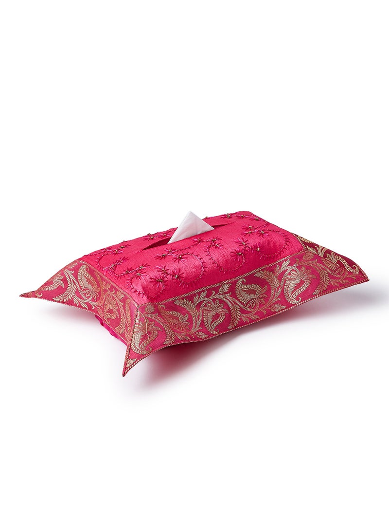 Ikras Table Cloth Set Pink - Image 3