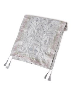 Ikras Decorative Fabric Runner Silver 50x150cm  - Image 1