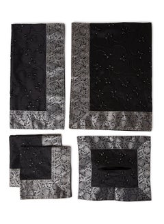 Ikras Table Cloth Set Black/Grey  - Image 1