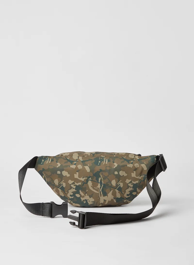 BRAVE SOUL Camo Print Bumbag Camo Print