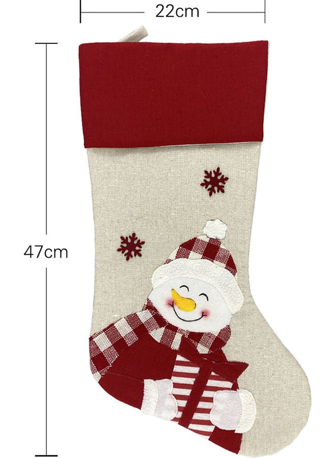 Decorative Stocking Multicolour 47 x 22cm - Image 2