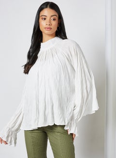 GHOSPELL Elements Flare Sleeve Top Ivory  - Image 1