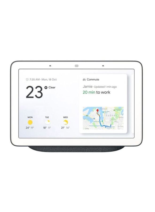 Google - Home Hub With Google Assistant Charcoal - Image 1