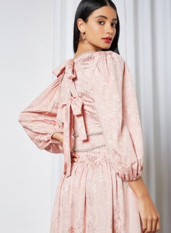 sister jane Wine and Dine Maxi Dress Pink  - Image 2