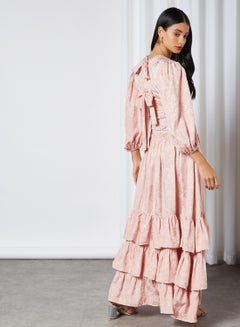 sister jane Wine and Dine Maxi Dress Pink  - Image 4