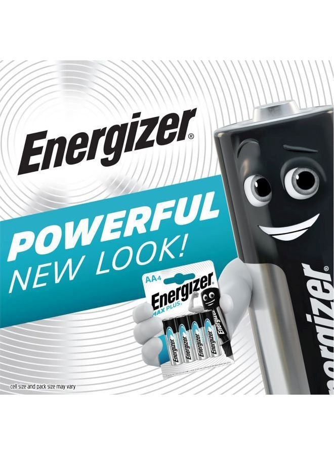 إنرجايزر مجموعة بطاريات قلوية ماكس بلس مكونة من قطعتين أسود/ فضي - Image 4