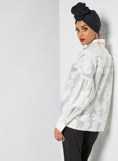 sister jane Invitation Bishop Sleeve Blouse Ivory  - Image 2