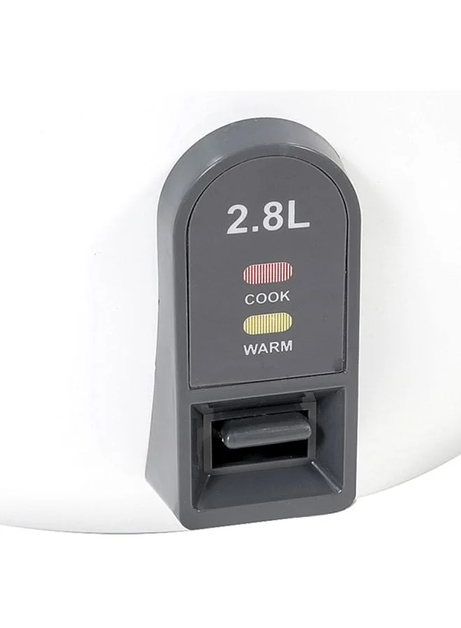 بلاك اند ديكر قدر طهي لكأس واحد من الأرز 2.8 L 1100 W RC2850-B5 أبيض / أسود / فضي