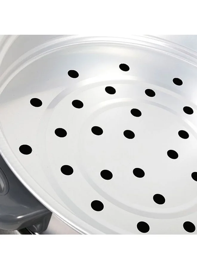 بلاك اند ديكر قدر طهي لكأس واحد من الأرز 2.8 L 1100 W RC2850-B5 أبيض / أسود / فضي