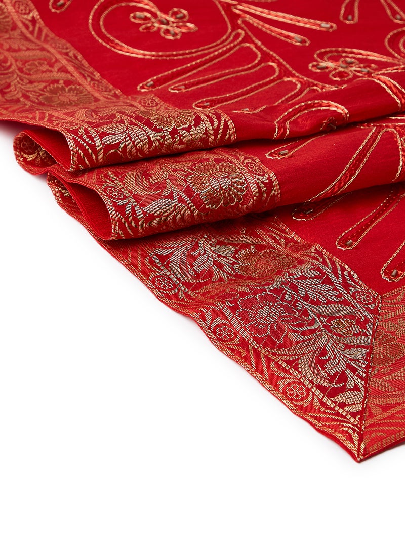 Ikras - Table Cloth Set Red - Image 1