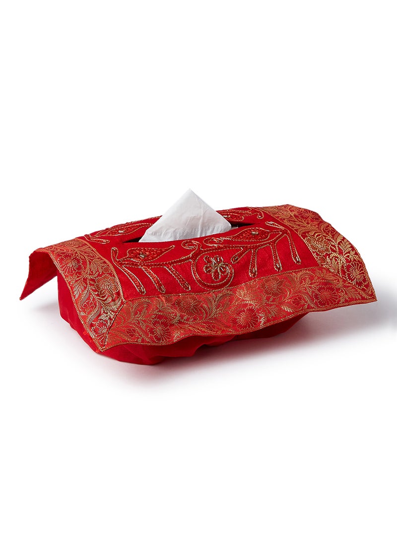 Ikras - Table Cloth Set Red - Image 1