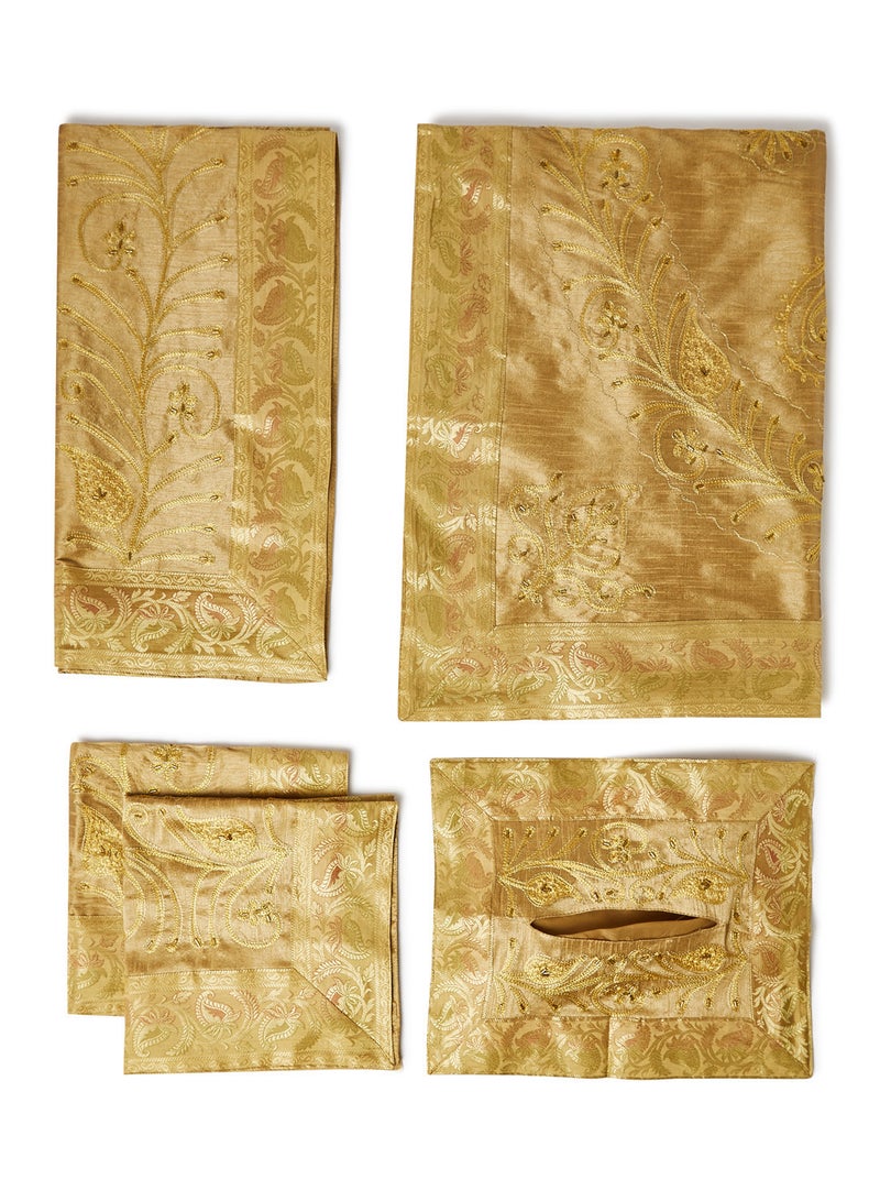 Ikras Table Cloth Set Beige  - Image 1