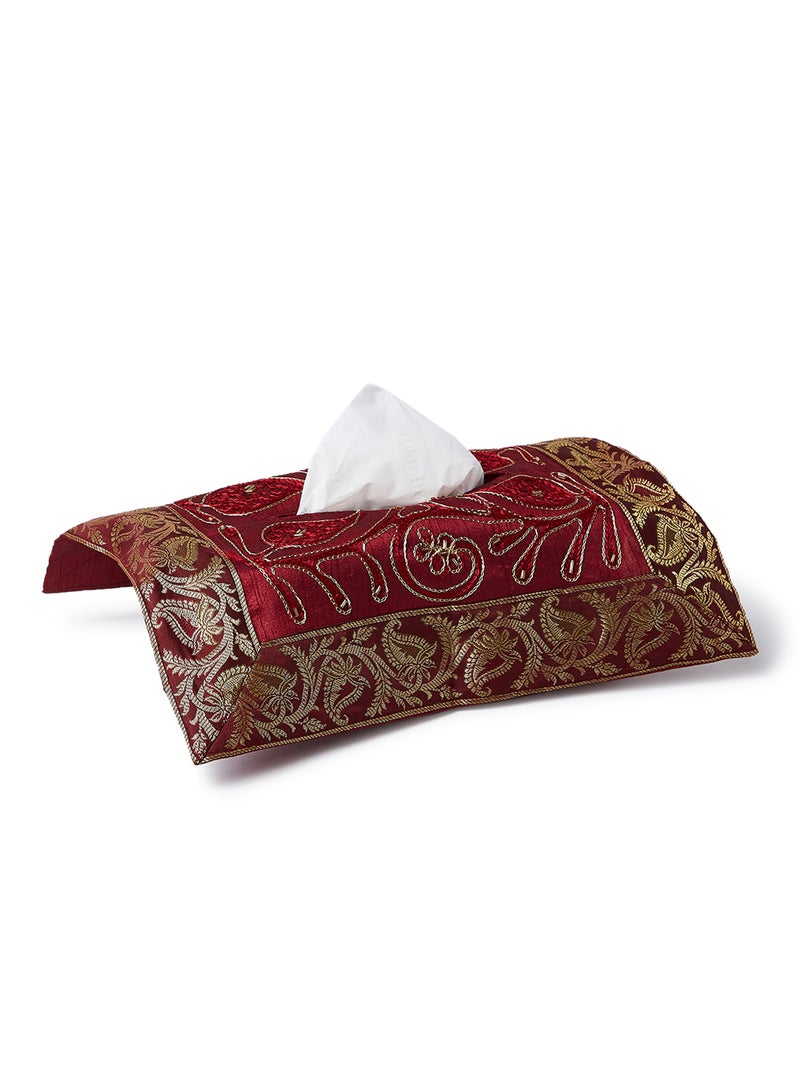 إيكراس طقم غطاء طاولة أحمر - Image 3