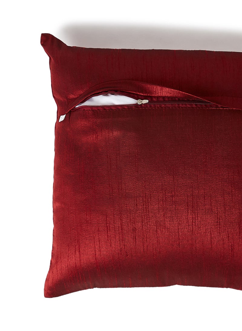 Ikras Decorative Cushion Cover Red/Beige 40x40cm - Image 3