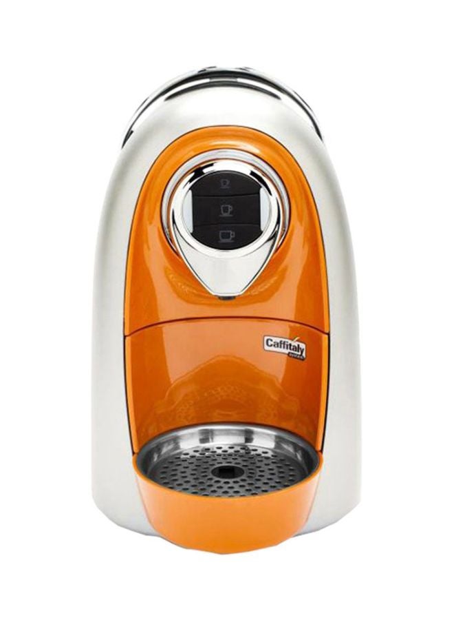 Caffitaly - Capsule System Espresso Machine 1.2 L S04 Orange/Silver/Clear - Image 1