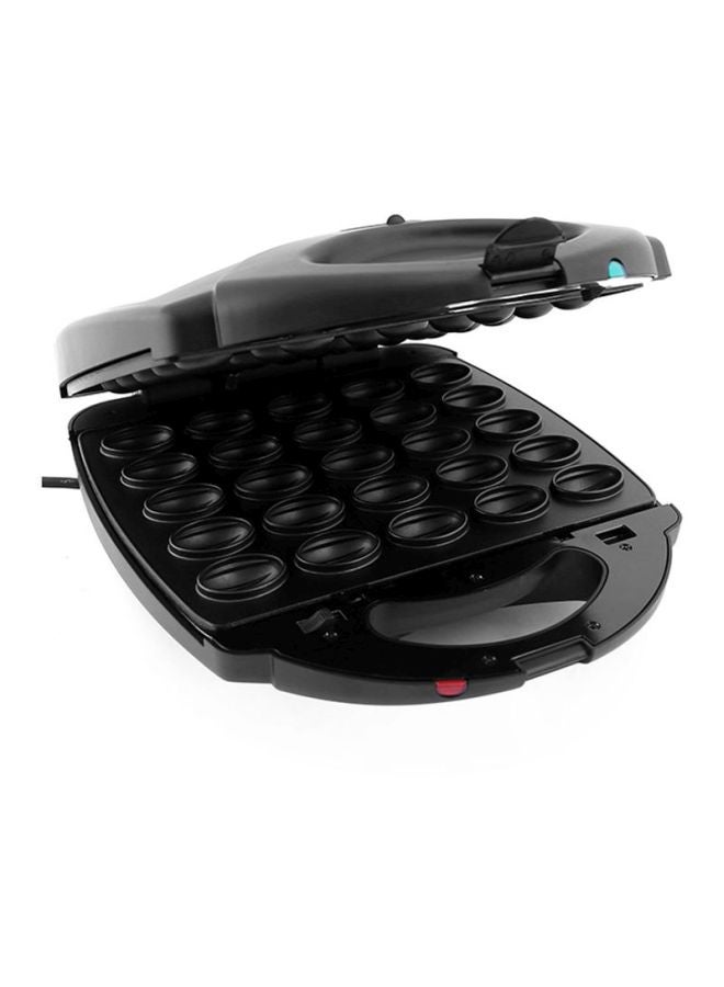GEEPAS - 25-Piece Non-Stick Doughnut Maker - Portable Double-Sided Heating, Doughnut Maker, Ideal for Parties, Breakfast, Snacks, Outings & more 1400.0 W GNM6158 Black - Image 1