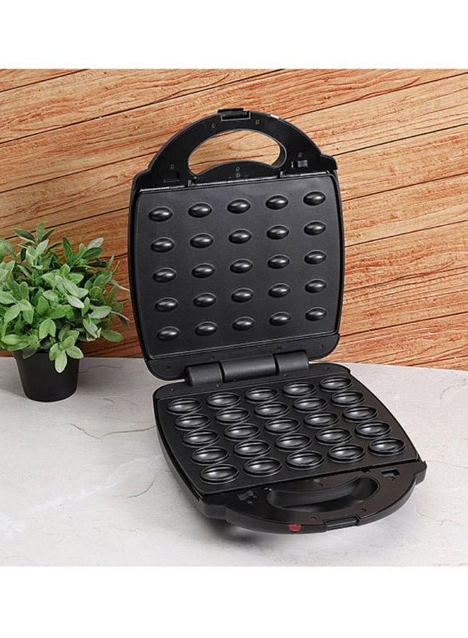 GEEPAS - 25-Piece Non-Stick Doughnut Maker - Portable Double-Sided Heating, Doughnut Maker, Ideal for Parties, Breakfast, Snacks, Outings & more 1400.0 W GNM6158 Black - Image 1