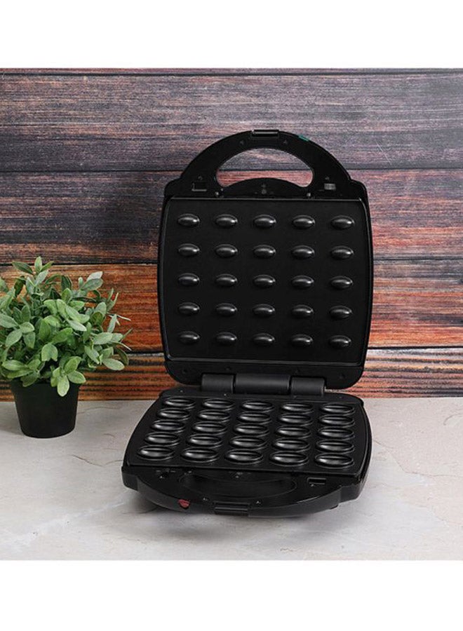 GEEPAS - 25-Piece Non-Stick Doughnut Maker - Portable Double-Sided Heating, Doughnut Maker, Ideal for Parties, Breakfast, Snacks, Outings & more 1400.0 W GNM6158 Black - Image 1