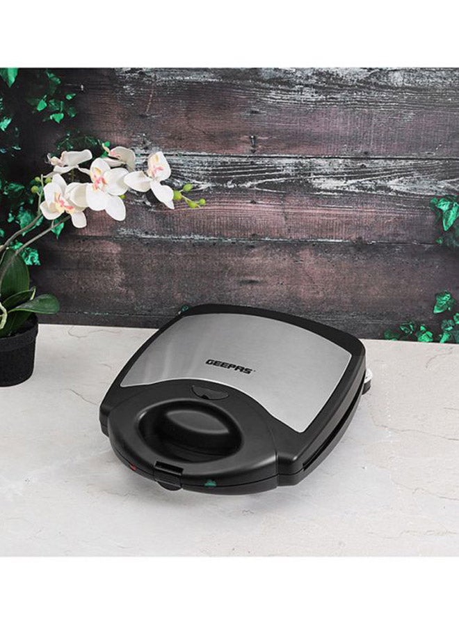 GEEPAS - 25-Piece Non-Stick Doughnut Maker - Portable Double-Sided Heating, Doughnut Maker, Ideal for Parties, Breakfast, Snacks, Outings & more 1400.0 W GNM6158 Black - Image 1