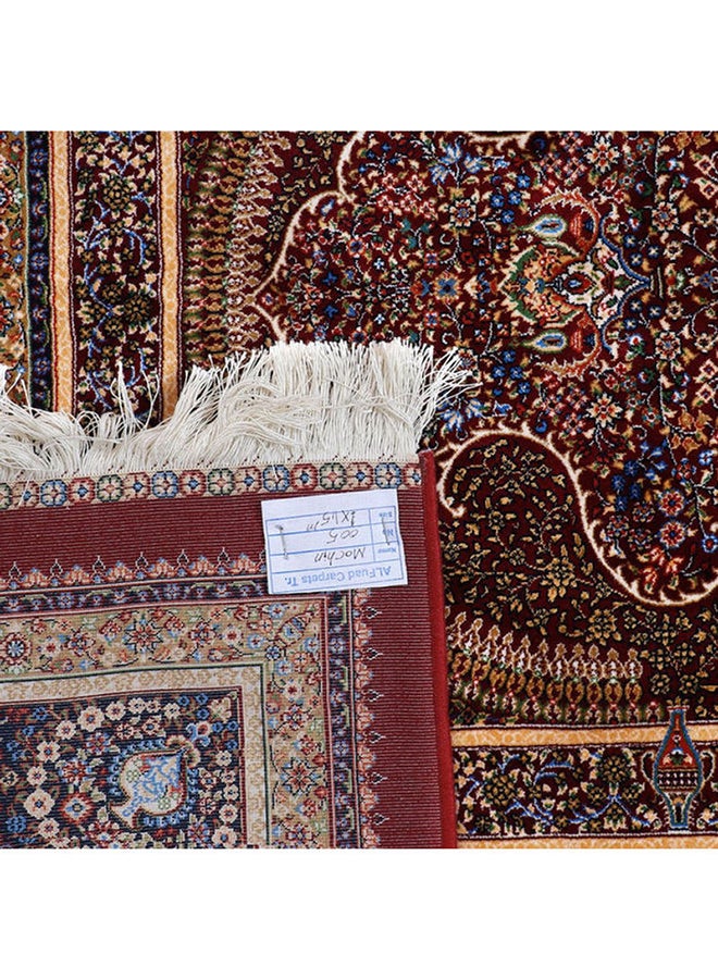 Generic - Al Fuad Machine Made Silk Iranian Carpet Multicolour 100X150cm - Image 1