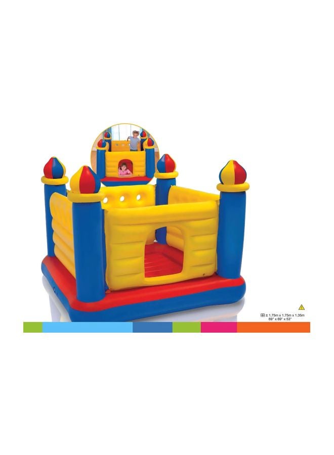انتكس - قلعة نطاطة قابلة للنفخ جامب أو لين 69x69x53بوصة - Image 1
