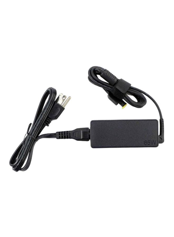 Lenovo AC Power Charging Adapter With Cord Black - Image 1