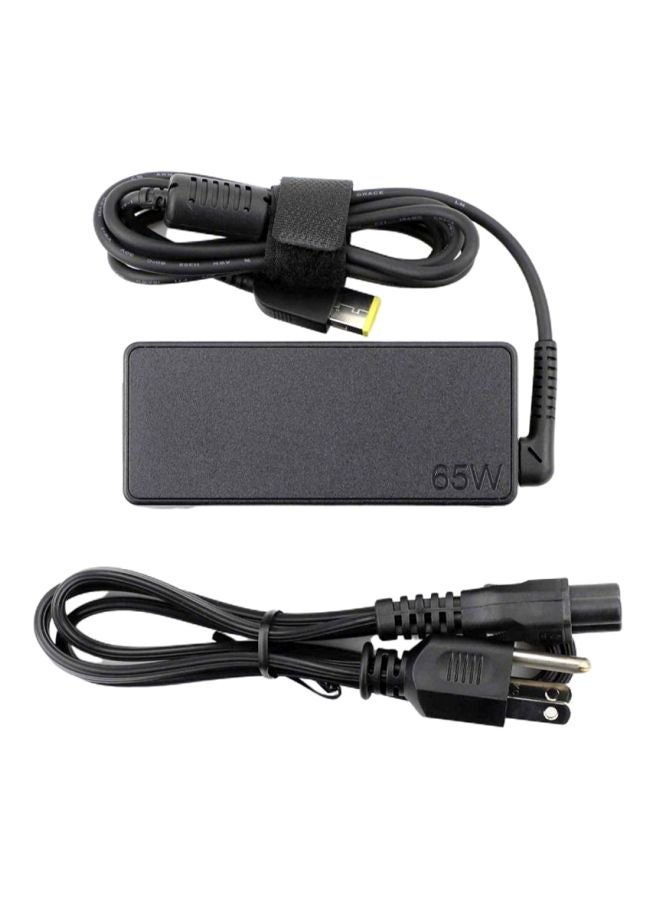 Lenovo AC Power Charging Adapter With Cord Black - Image 2
