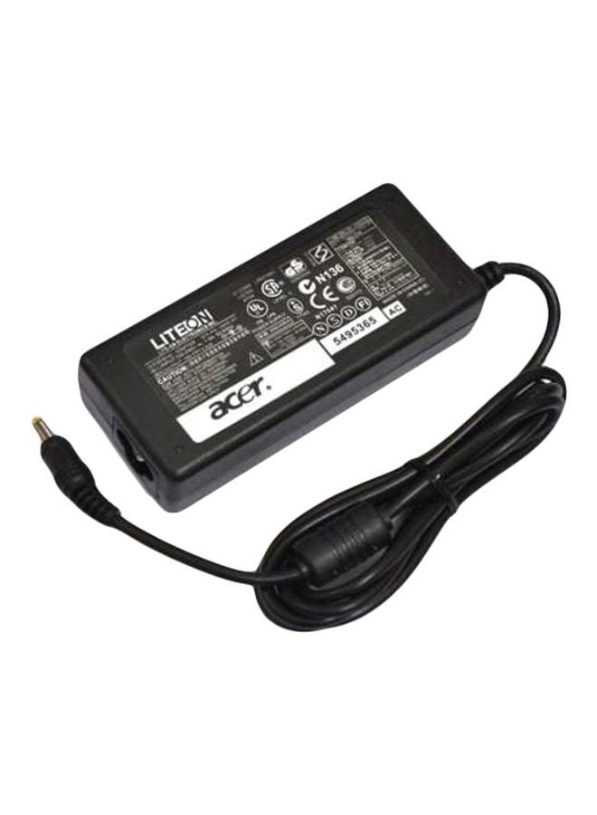 أيسر شاحن لابتوب بمحول تيار متردد أسود