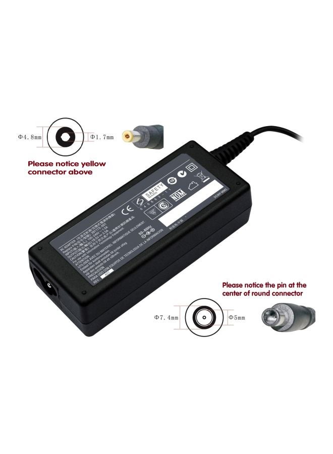 HP Compaq Laptop Charging Adapter Black - Image 2