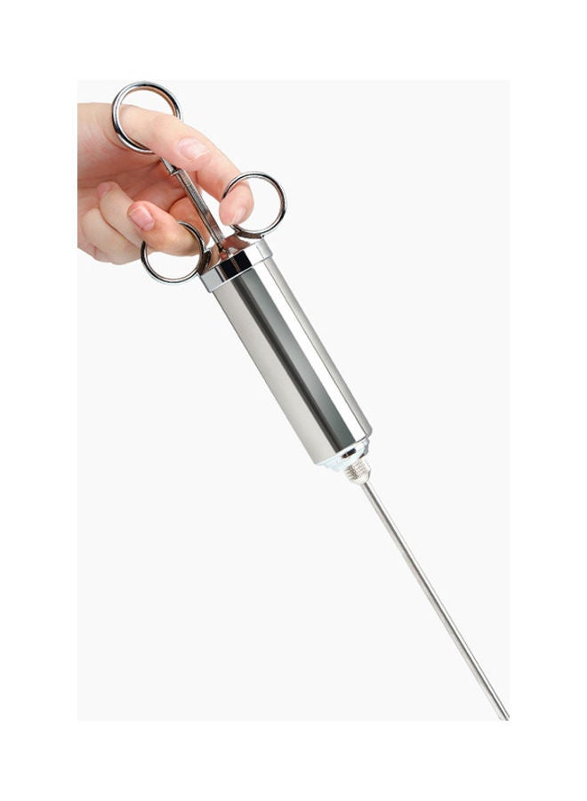 3-Piece BBQ Syringe Seasoning Needle Set 1.0 W AU6935 Silver  - Image 3