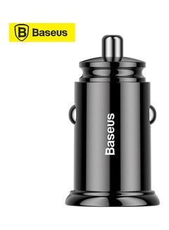 Baseus Circular Intelligent Car USB Charger Black  - Image 1