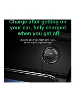 Baseus Circular Intelligent Car USB Charger Black  - Image 3