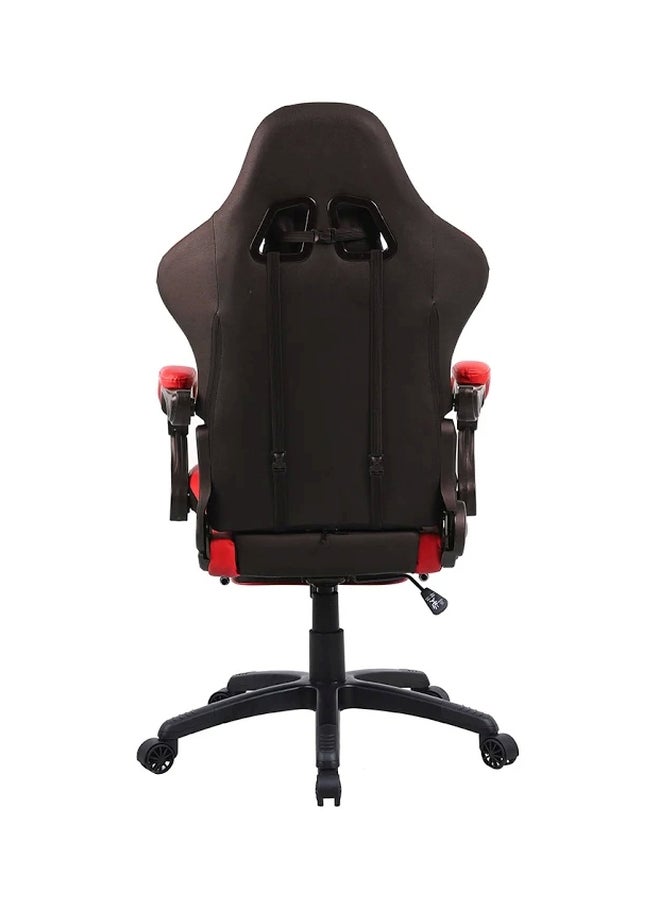 Blitzed Gaming Racing Style Chair With Retractable Footrest Black/Red - Image 2