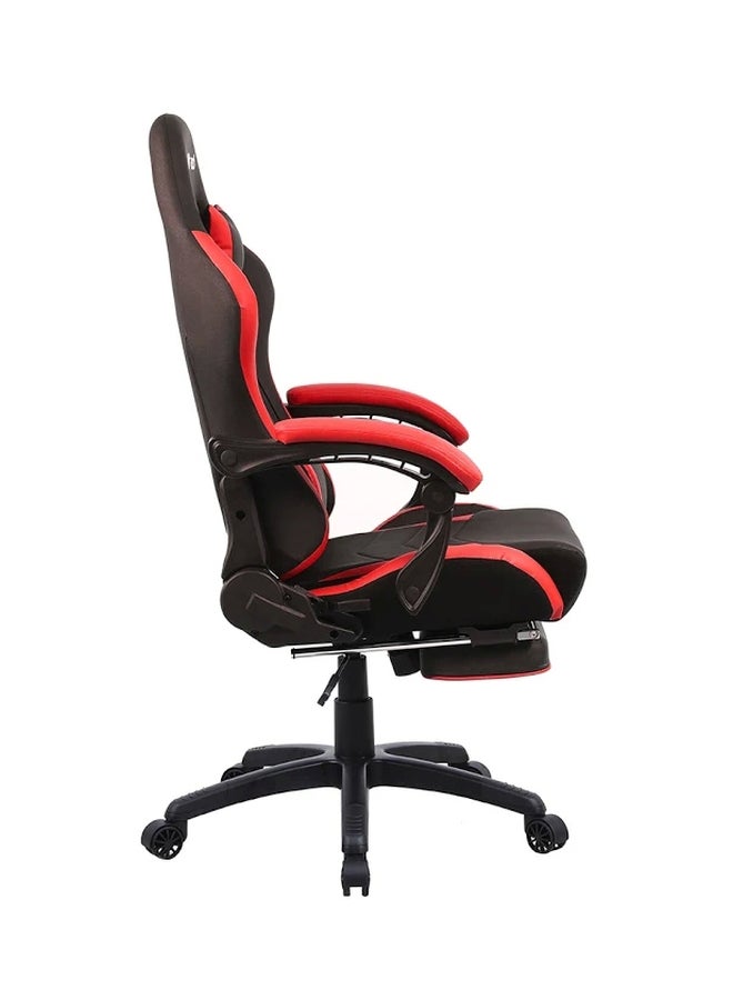 Blitzed Gaming Racing Style Chair With Retractable Footrest Black/Red - Image 5
