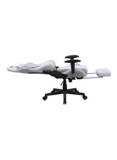 Blitzed Ergonomically Designed Super Comfort Gaming Chair With Headrest Pillow, Lumbar Cushion And Retractable Footrest Grey 52 x 54 x 134cm  - Image 3