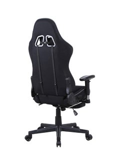Blitzed Gaming Chair Racing Style With Retractable Footrest Black  - Image 2