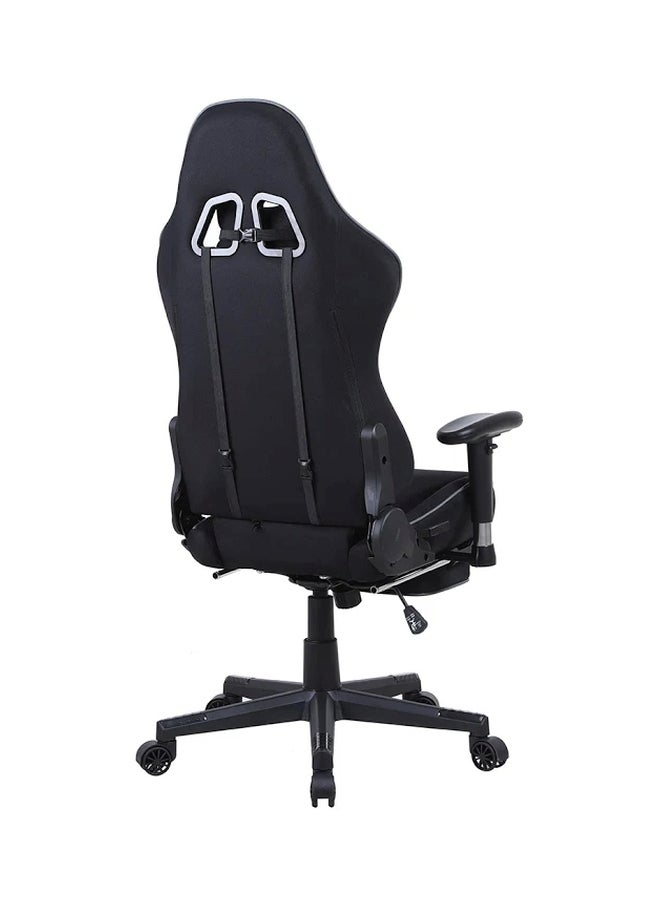Blitzed Gaming Chair Racing Style With Retractable Footrest Black - Image 2