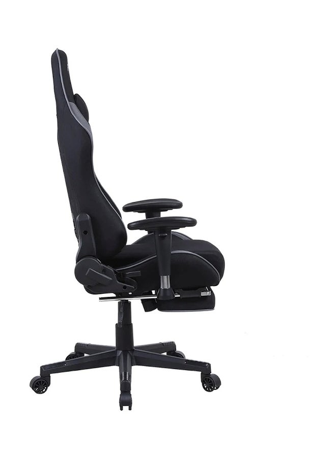 Blitzed Gaming Chair Racing Style With Retractable Footrest Black - Image 5