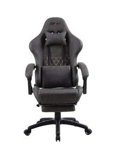 Blitzed Gaming Chair Racing Style With Retractable Footrest Brown  - Image 1