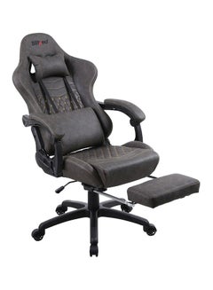 Blitzed Gaming Chair Racing Style With Retractable Footrest Brown  - Image 3